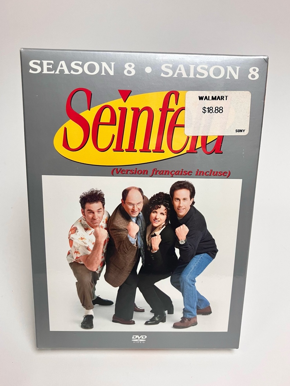 Seinfeld Season 8 NEW Dvd 1996 1997 English French Spanish 90s TV Show Sitcom